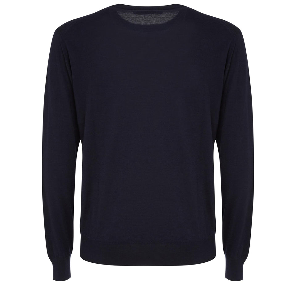 Blue cashmere sweater