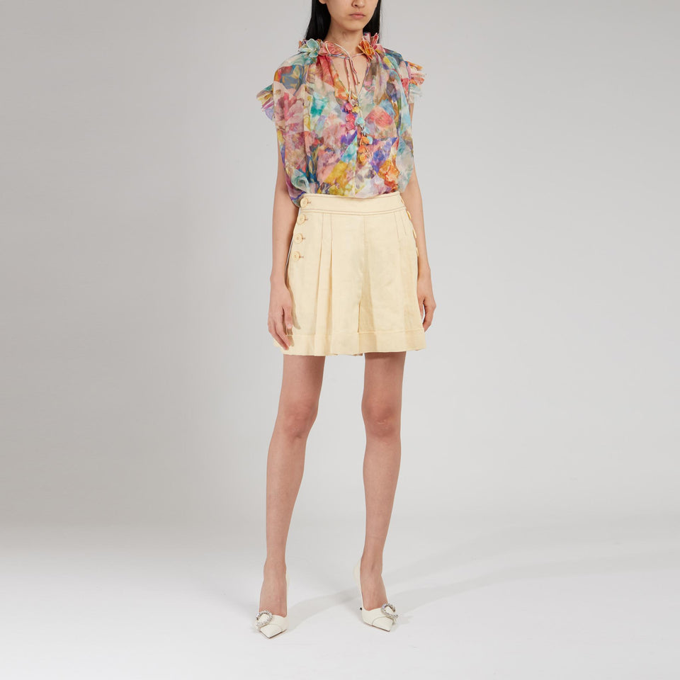 Blusa in seta multicolor - GIO MORETTI