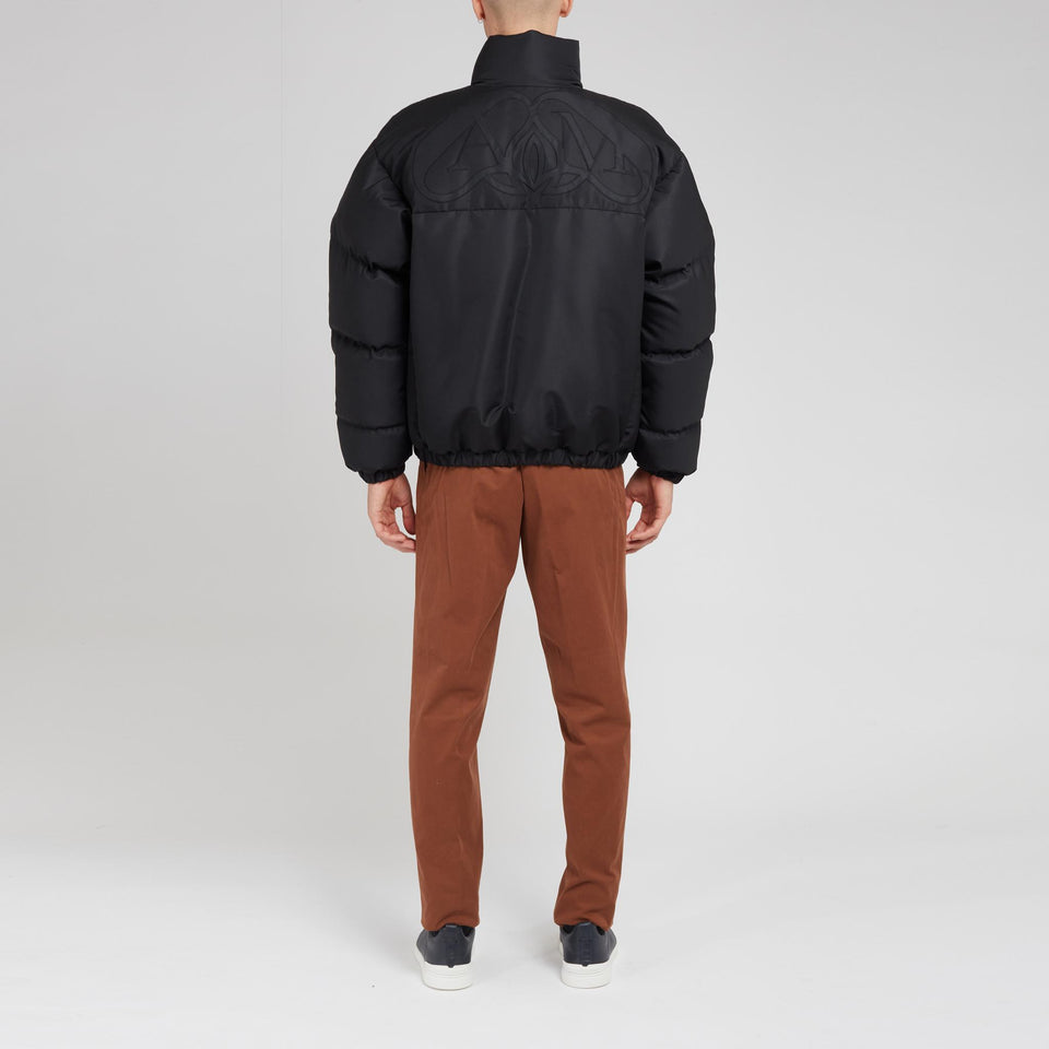 Giubbotto in nylon nero