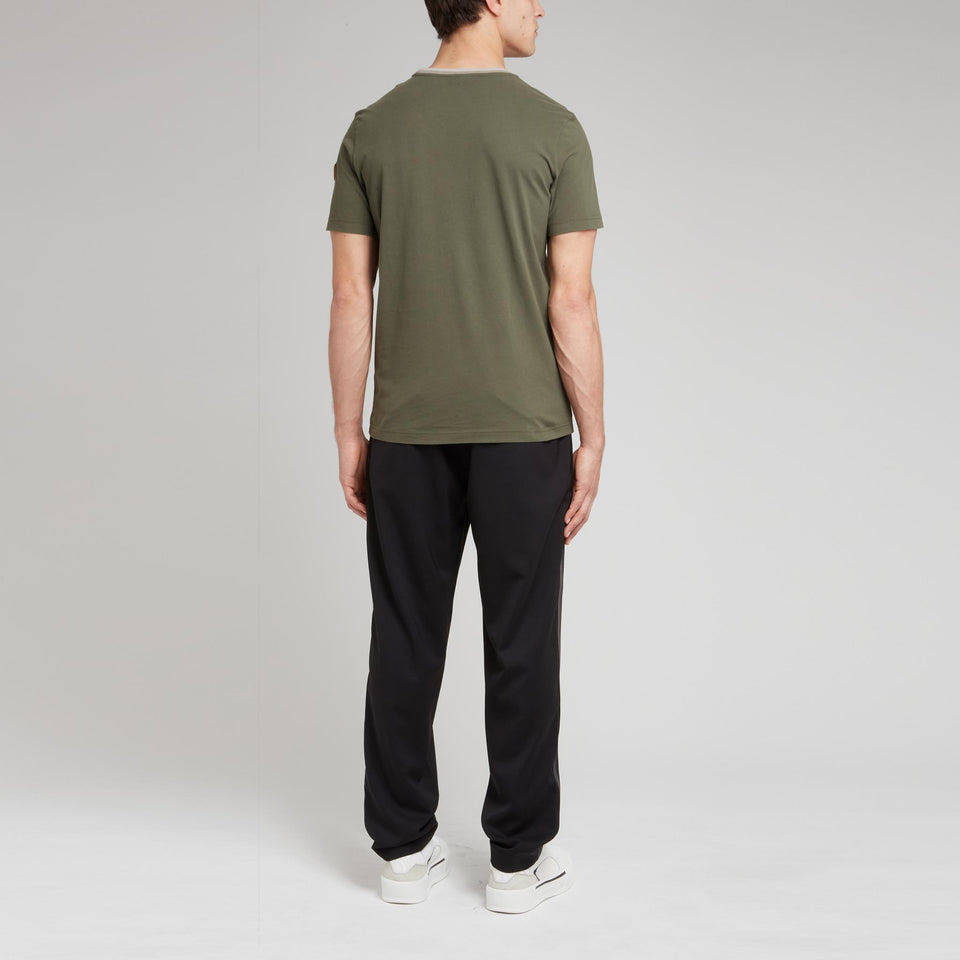 T-shirt in cotone verde