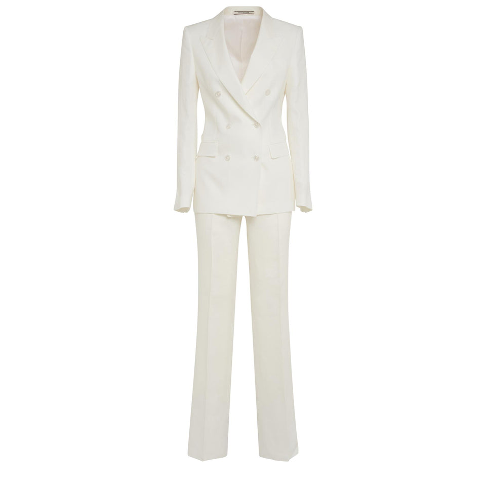 Abito in lino bianco