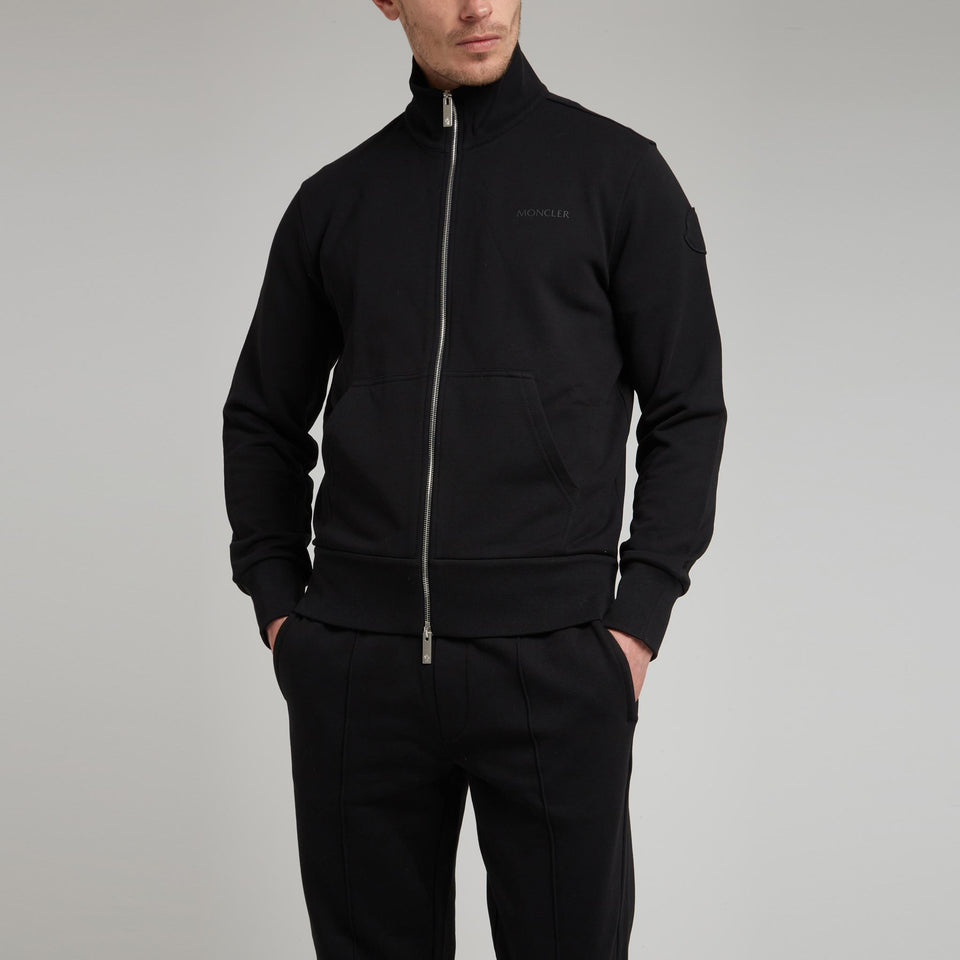 Black cotton cardigan