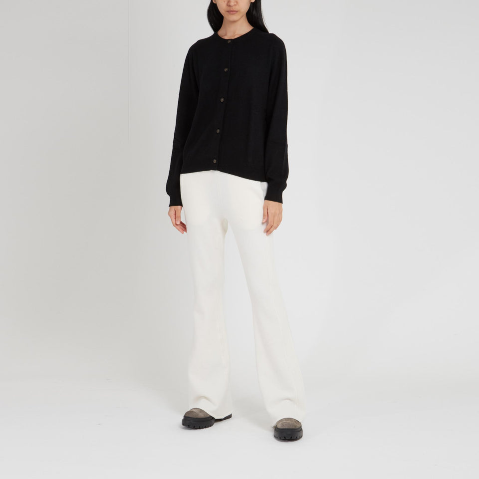 Cardigan in cashmere nero - GIO MORETTI