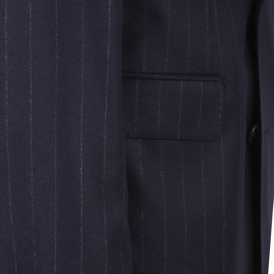 Abito doppio petto in lana blu 2SVS20B11 1501231254 TAGLIATORE 