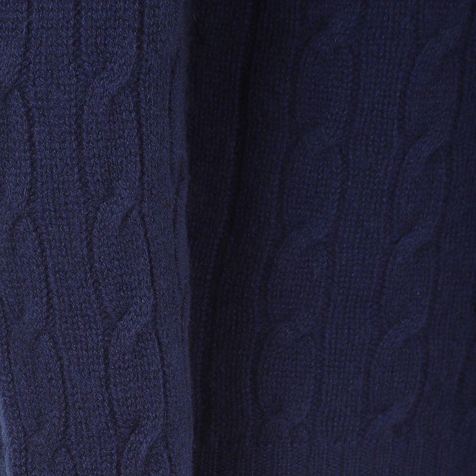 Maglia in lana blu D4K133N 781 DRUMOHR 