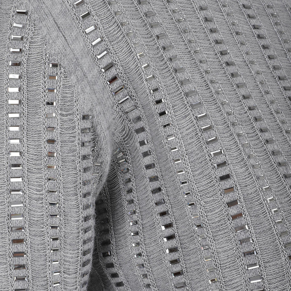 Maglia crop in lana grigia D475L309 CTEJYD4703 ERMANNO SCERVINO 