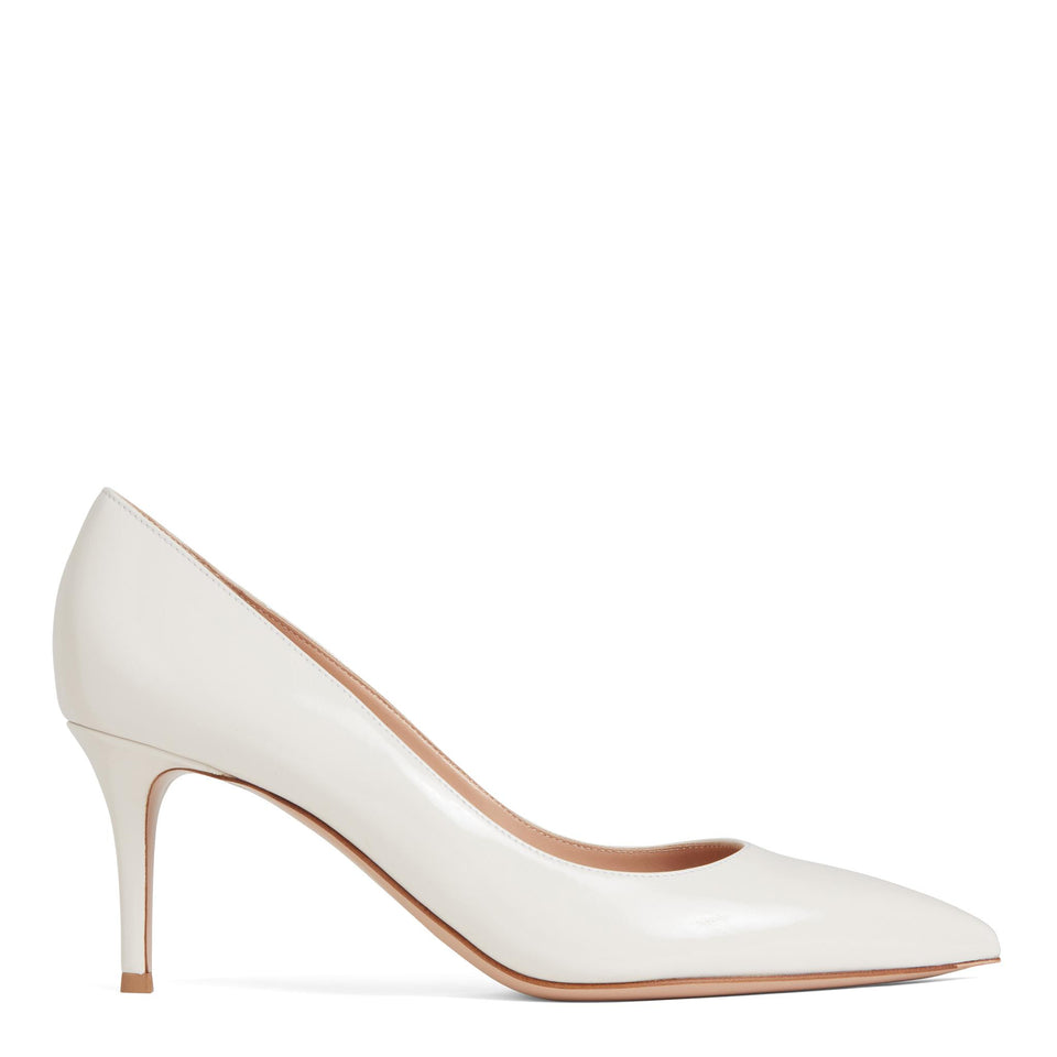Dècolletè ''Gianvito 70'' in pelle bianche G26770 70RICNUIOFFWHITE GIANVITO ROSSI 