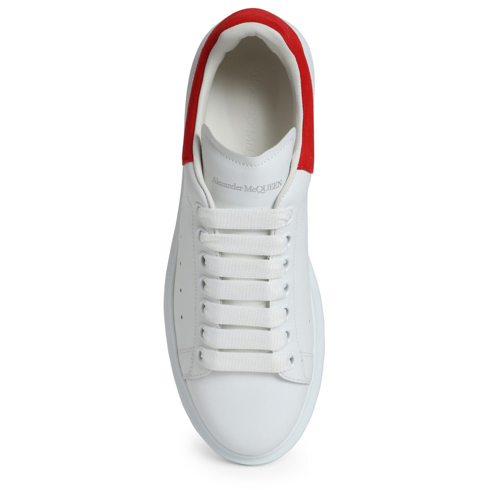 Sneakers oversize in pelle bianca 553770 WHGP79676 ALEXANDER MCQUEEN 