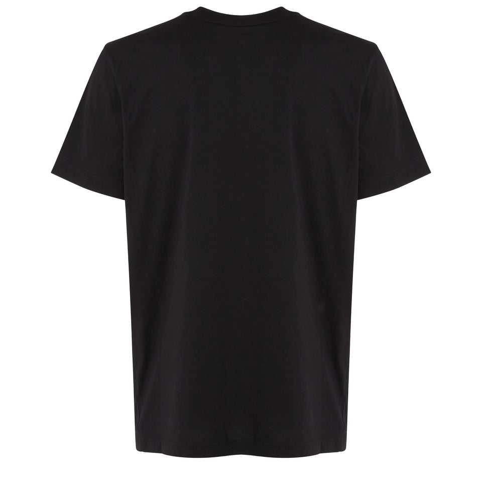 T-shirt in cotone nera