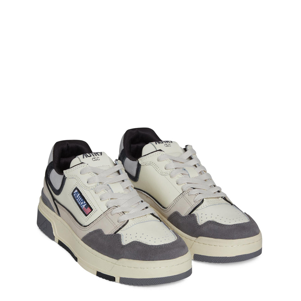 Sneakers "CLC low" in pelle multicolor ROLM UN01BLACK/GRAY AUTRY 