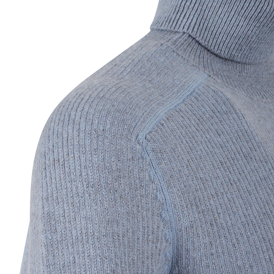 Maglione in lana azzurro RUGK61A2 120500-001 ZEGNA 