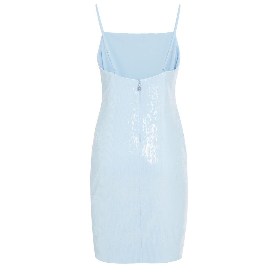 Abito in paillettes azzurro