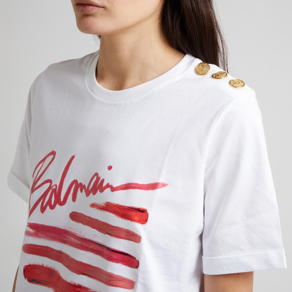 T-shirt in cotone bianca
