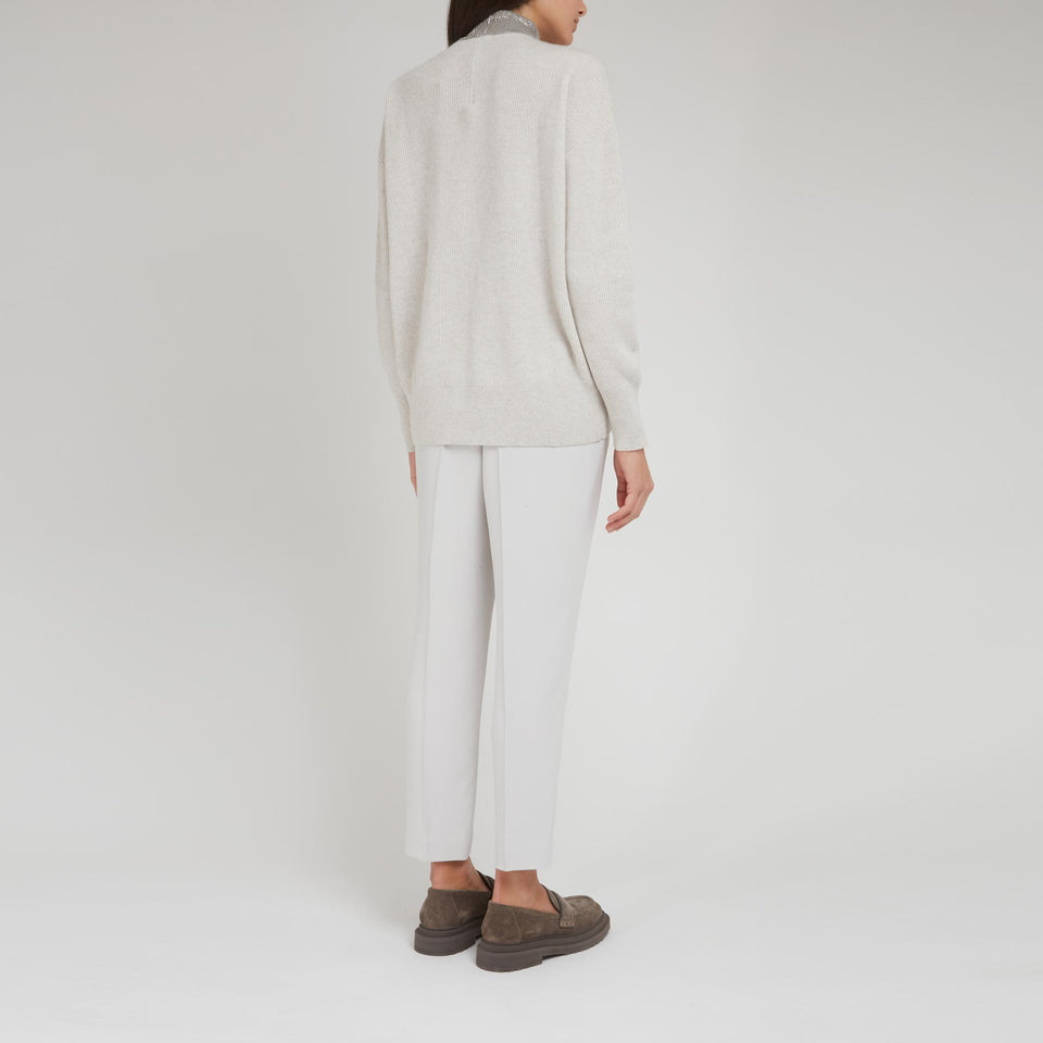 Beige cashmere sweater
