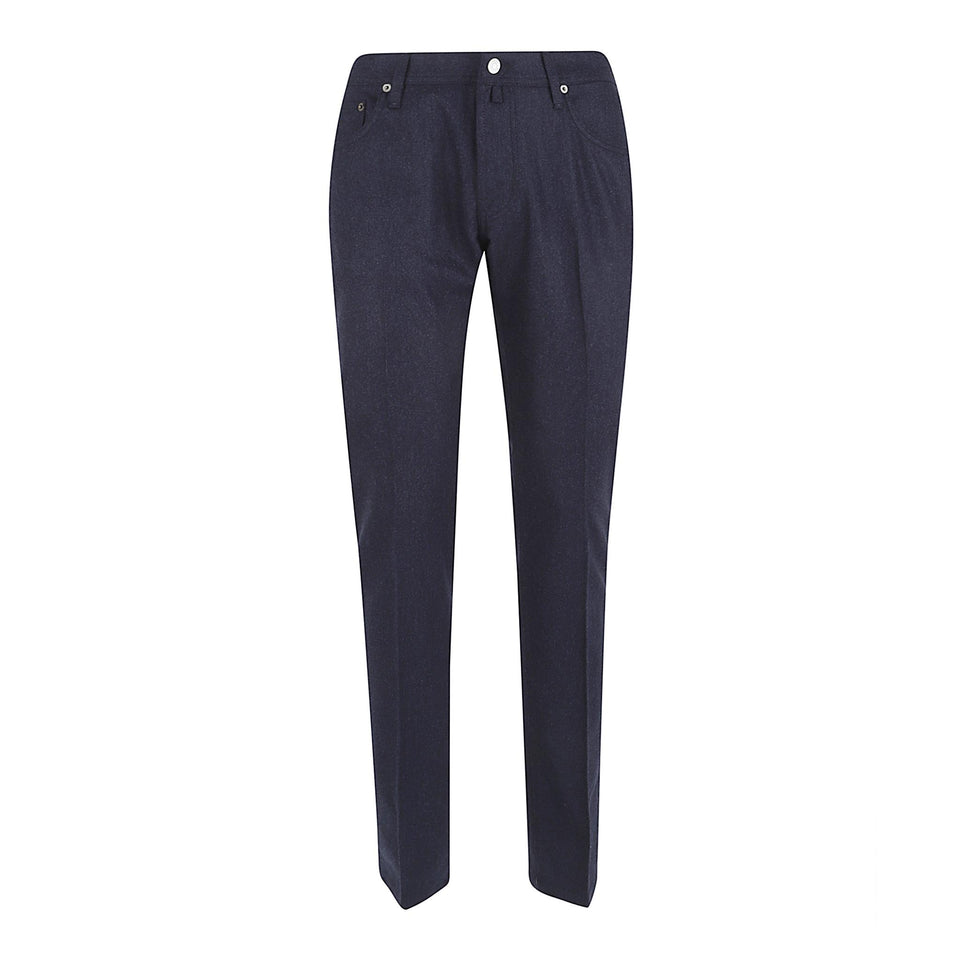 Pantalone in lana blu QW006001 S3679Y911 JACOB COHEN 