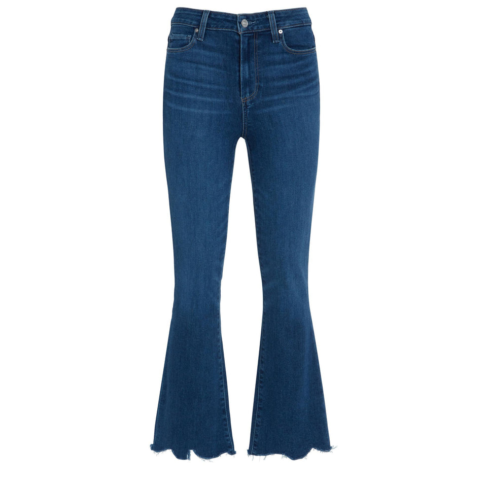Jeans "Claudine" in cotone blu - GIO MORETTI