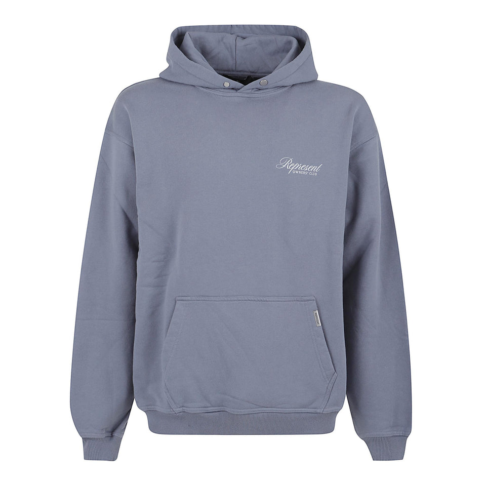 Felpa in cotone azzurra OCM41200 08 REPRESENT 