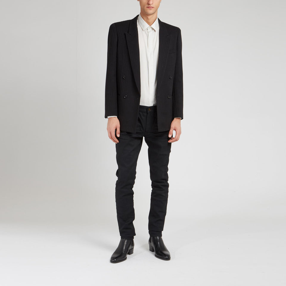 Blazer in lana nero - GIO MORETTI