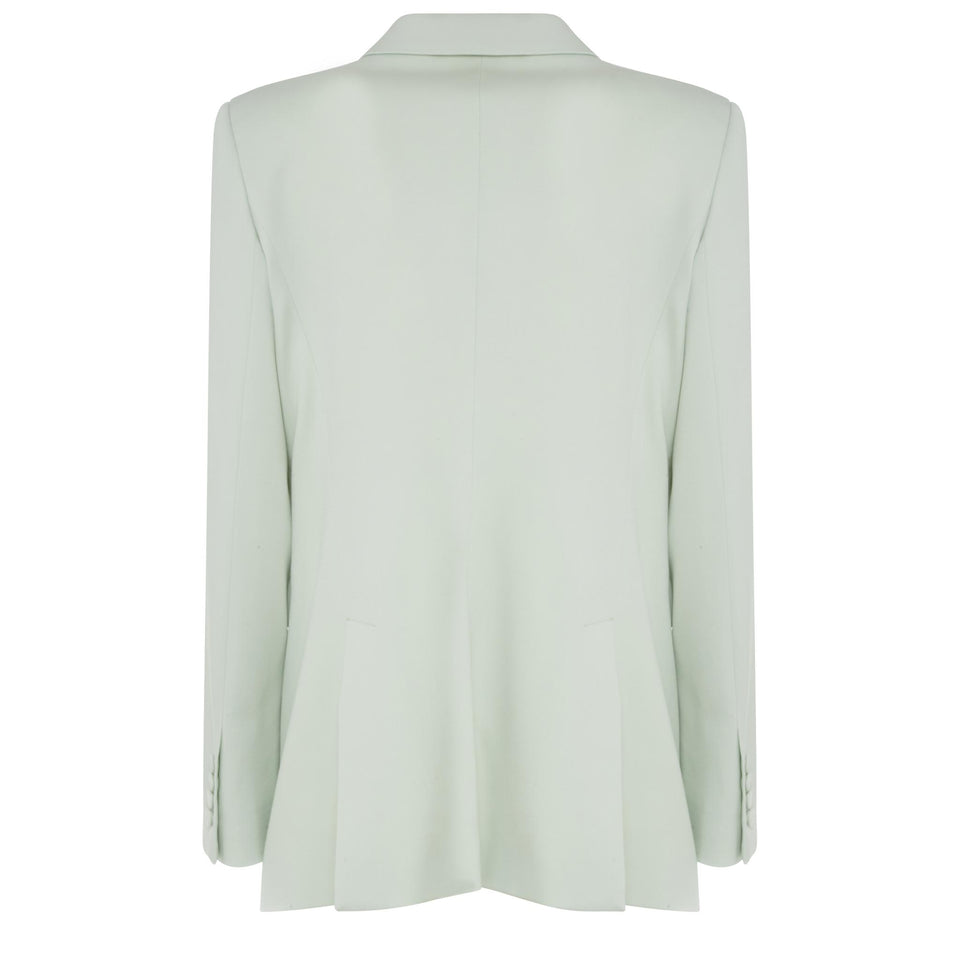 Giacca doppio petto in lana verde A422JK002 WVJULEP ANOTHER TOMORROW 