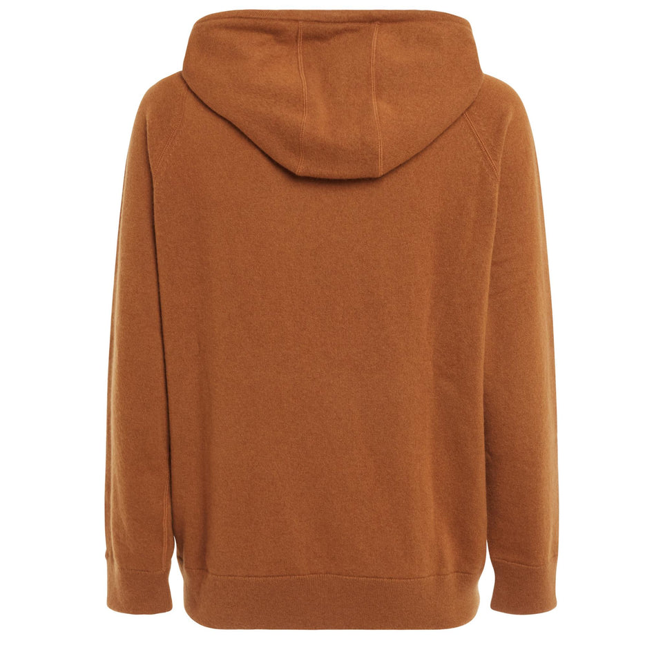 Maglia in cashmere marrone