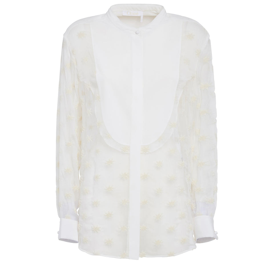 Camicia in seta bianca - GIO MORETTI