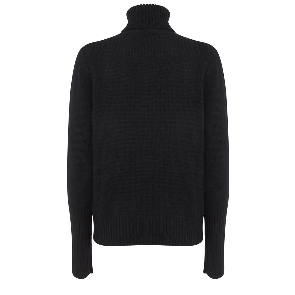 Maglia in cashmere nera