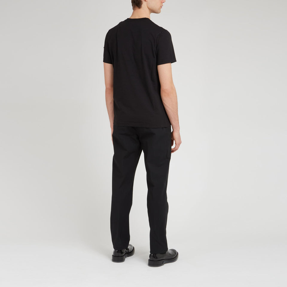 T-shirt in cotone nera