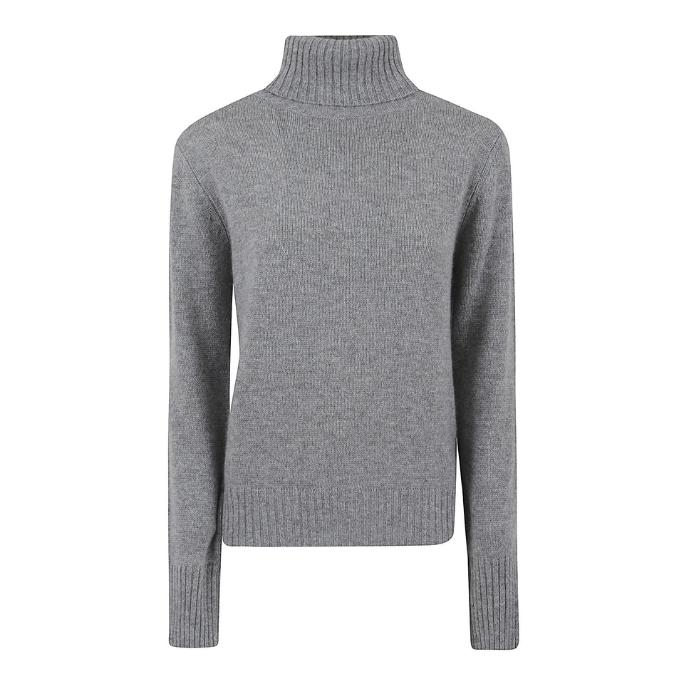 Maglia in cashmere grigia 255 1123283 ALLUDE 