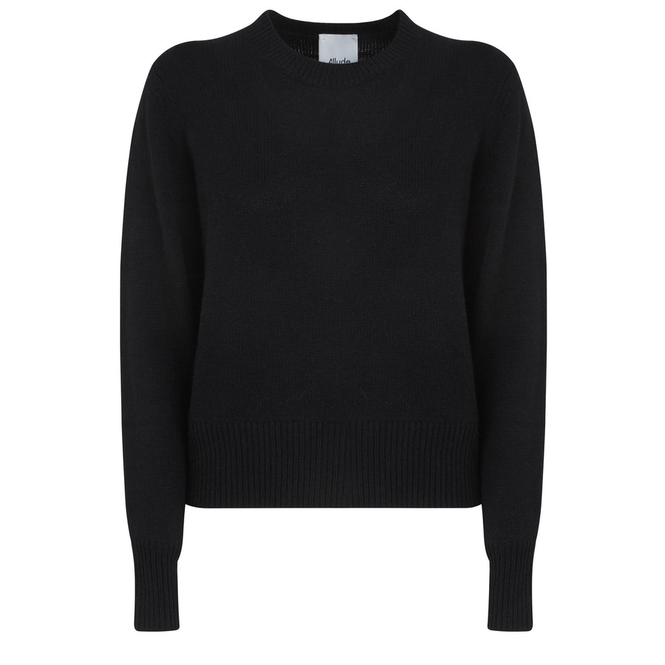 Maglia in cashmere nera