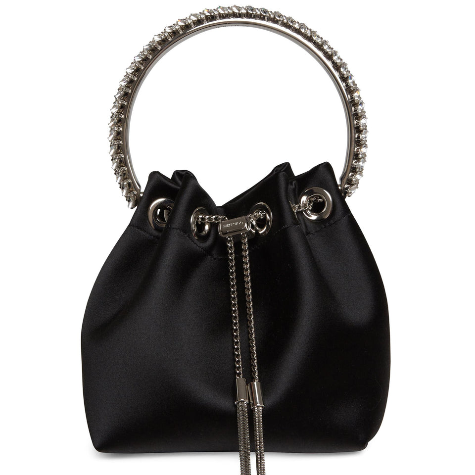 Borsa mini ''Bon Bon'' in pelle nera