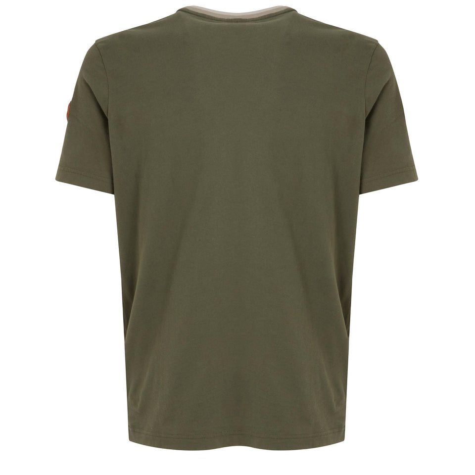T-shirt in cotone verde