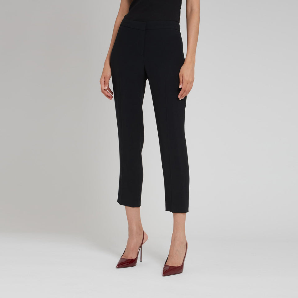 Pantalone in lana nero