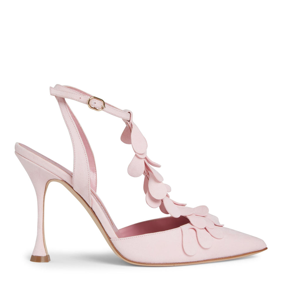 Decolletè "Marwam 105'' in pelle rosa 125-2848 LPNK MANOLO BLAHNIK 