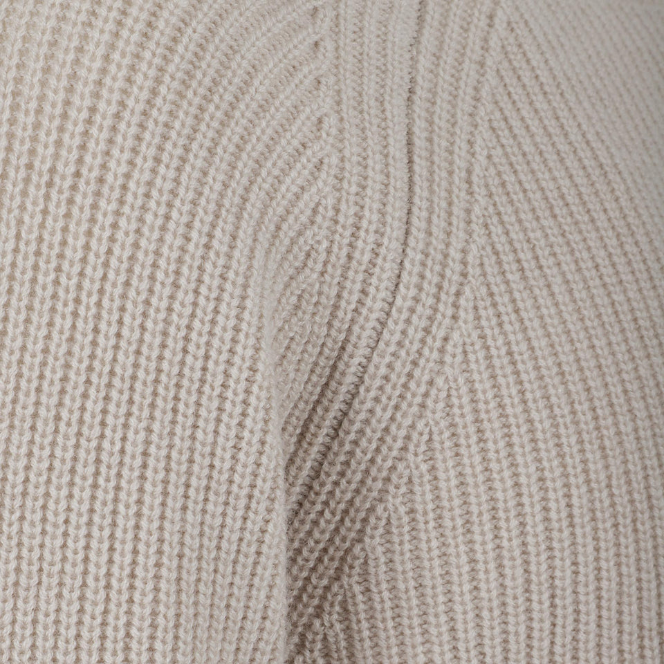 Maglia in lana beige 811940 ZK131Z5466 INCOTEX 
