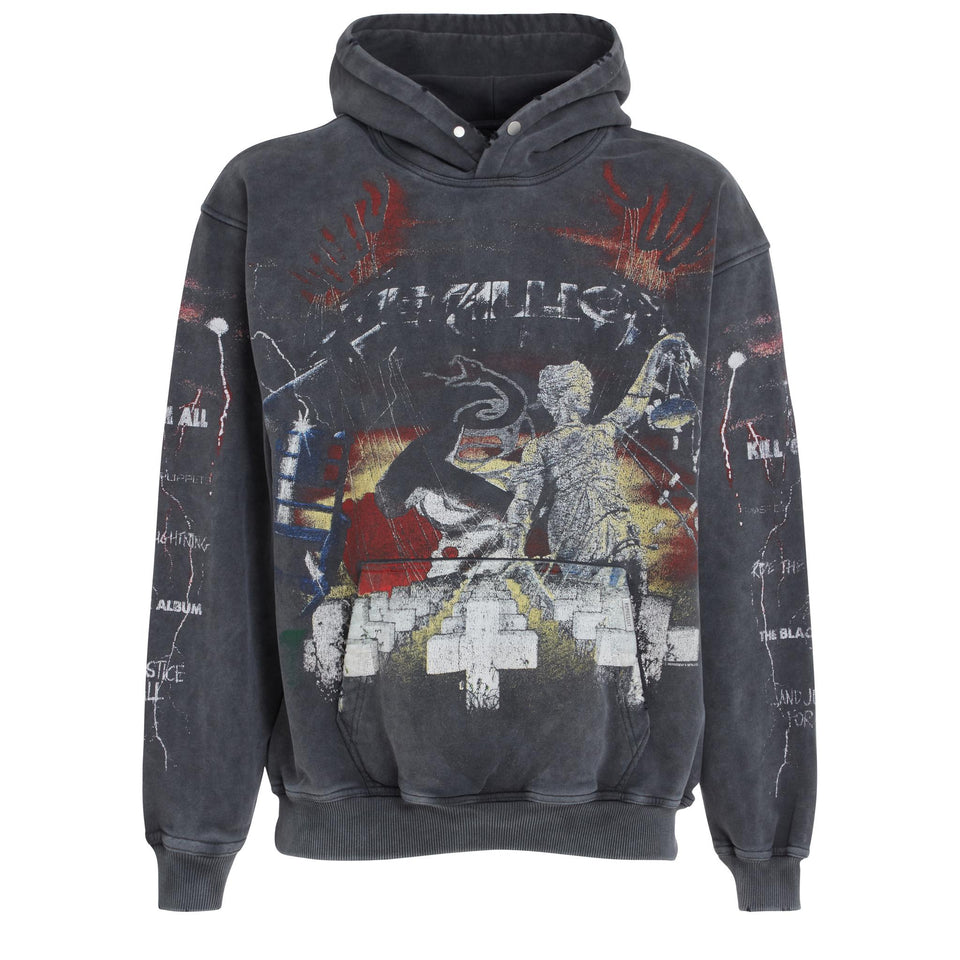 Grey cotton sweatshirt