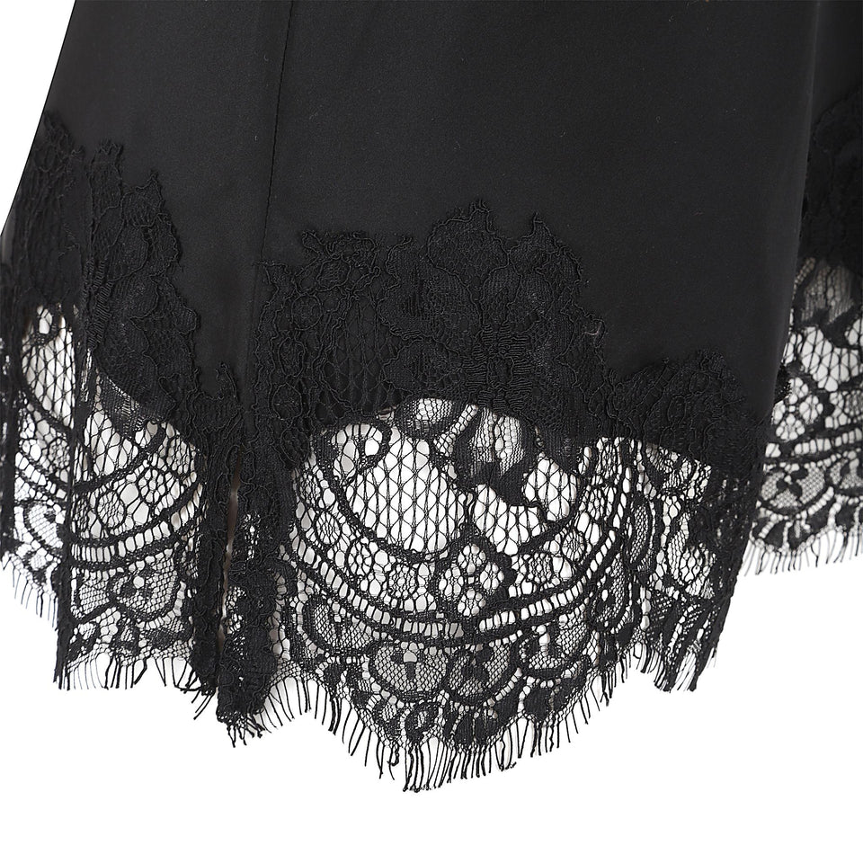 Canotta in seta nera GH963 C26 GOLD HAWK 