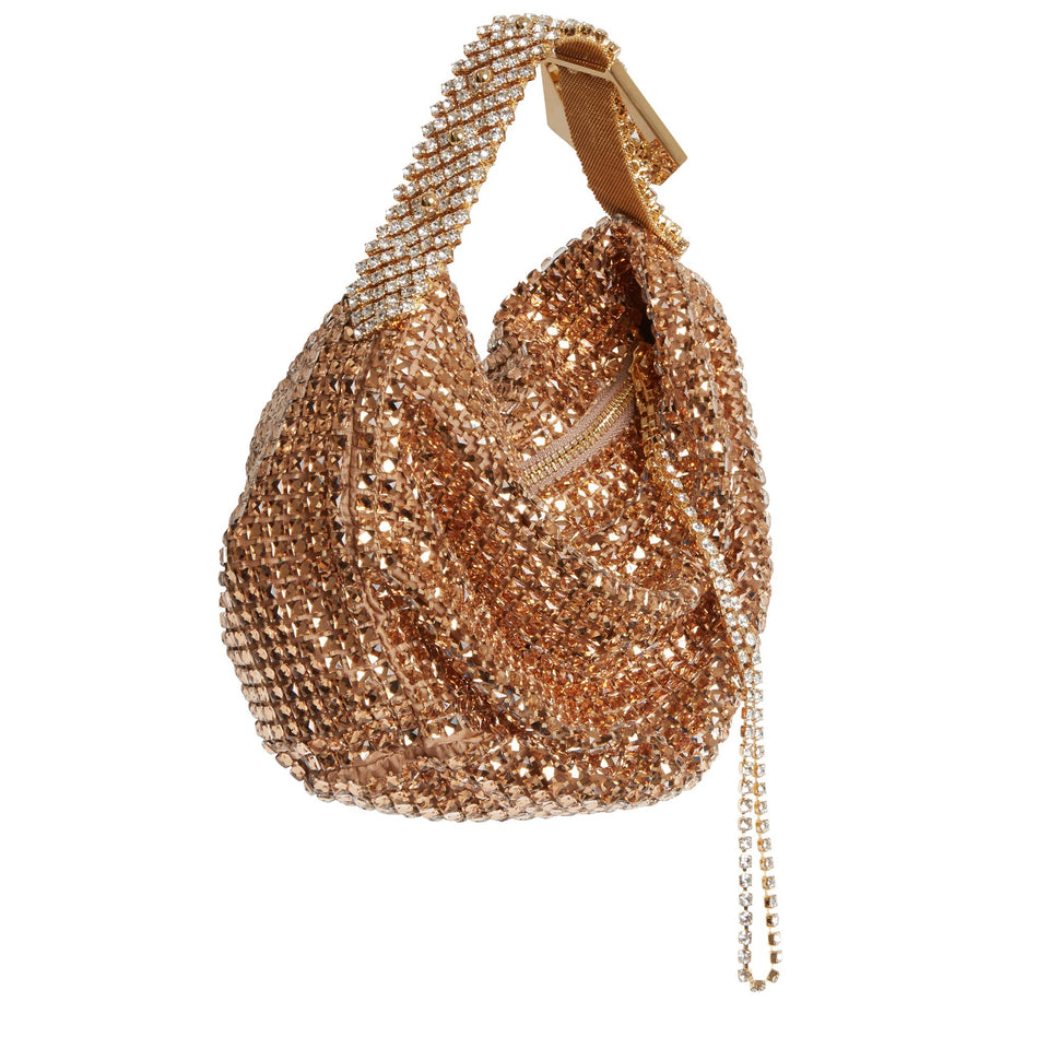 Small gold crystal bag