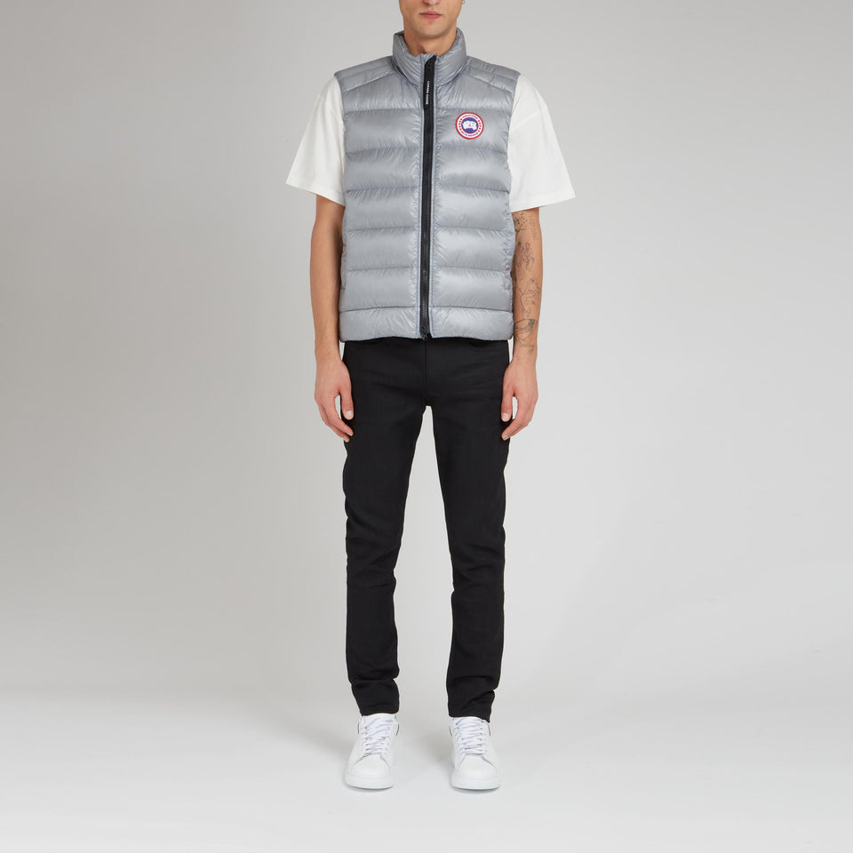 Gilet imbottito "Crofton" in tessuto grigio