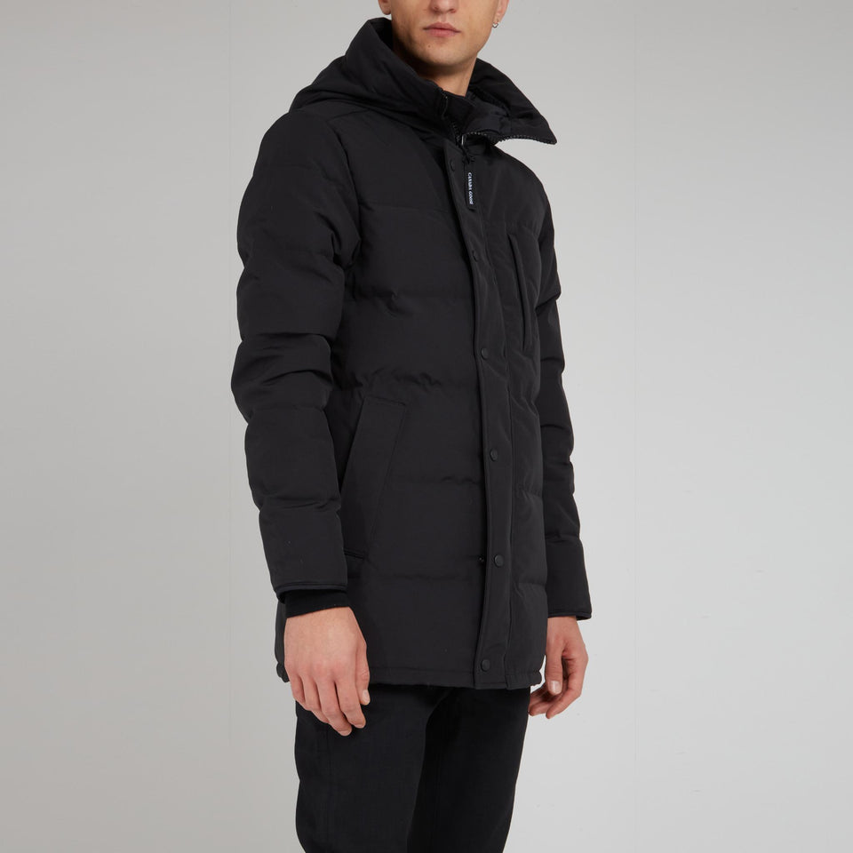 "Carson" Parka in black fabric