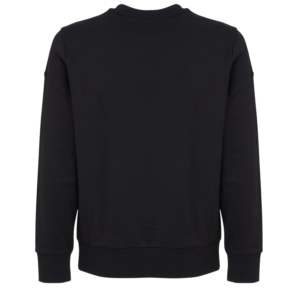 Black cotton sweatshirt