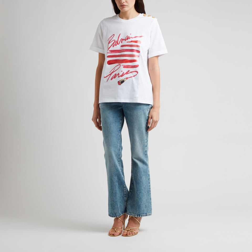 T-shirt in cotone bianca