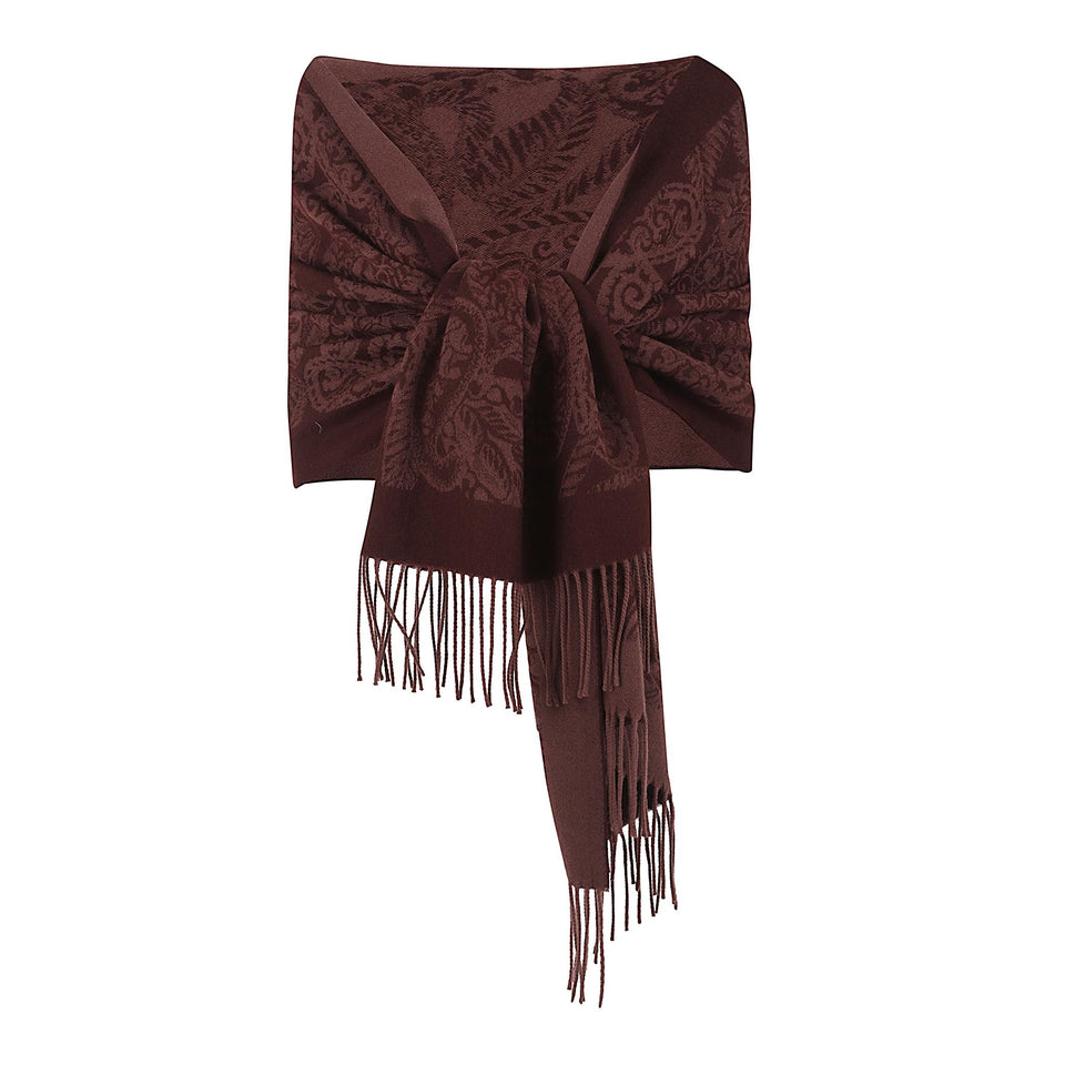 Sciarpa in lana bordeaux WATA0040 AQ286X0867 ETRO 