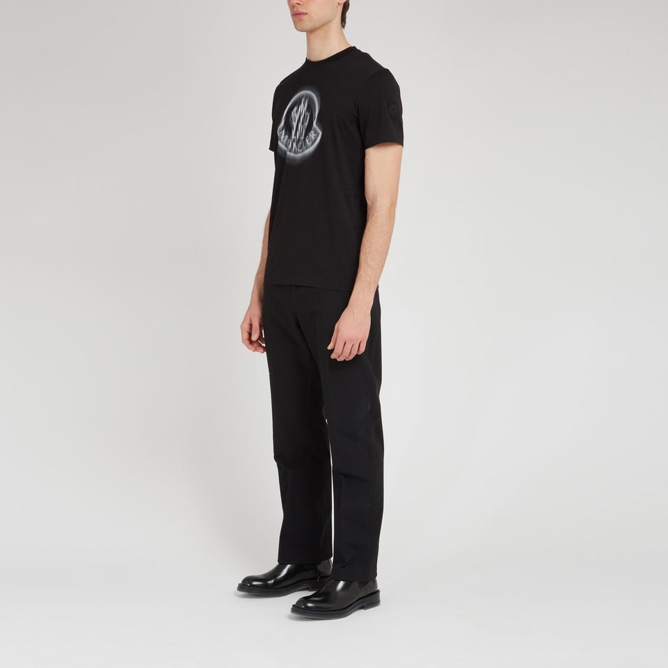 T-shirt in cotone nera