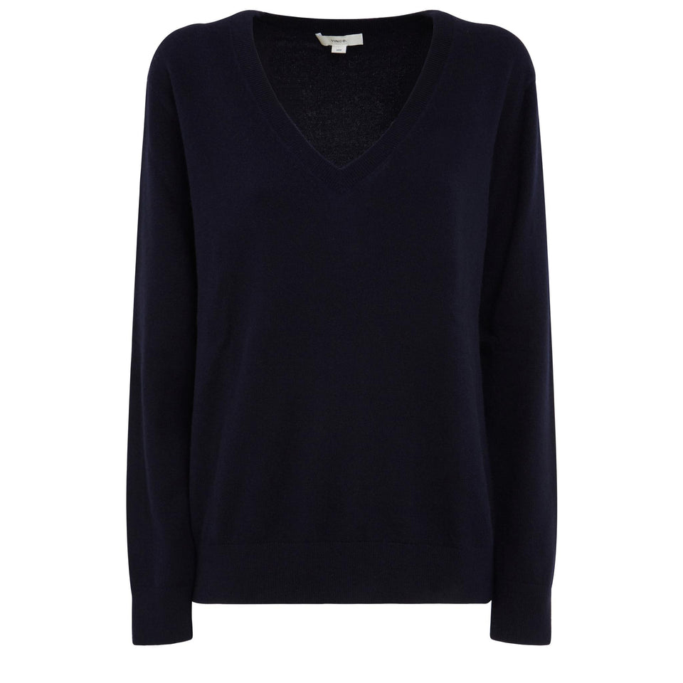 Blue cashmere sweater