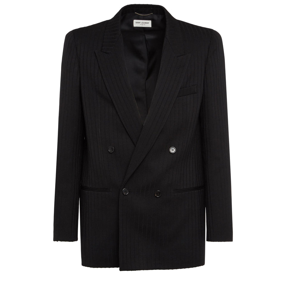 Blazer in lana nero - GIO MORETTI