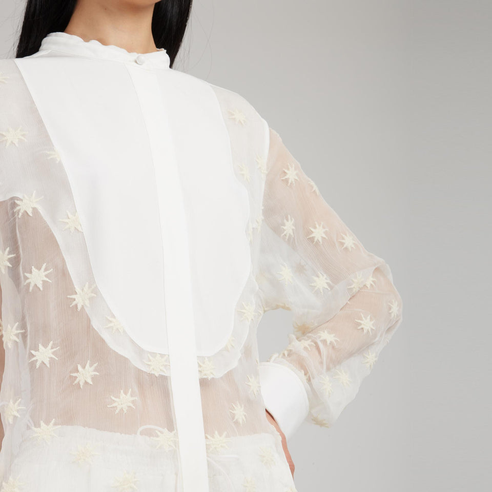 Camicia in seta bianca - GIO MORETTI