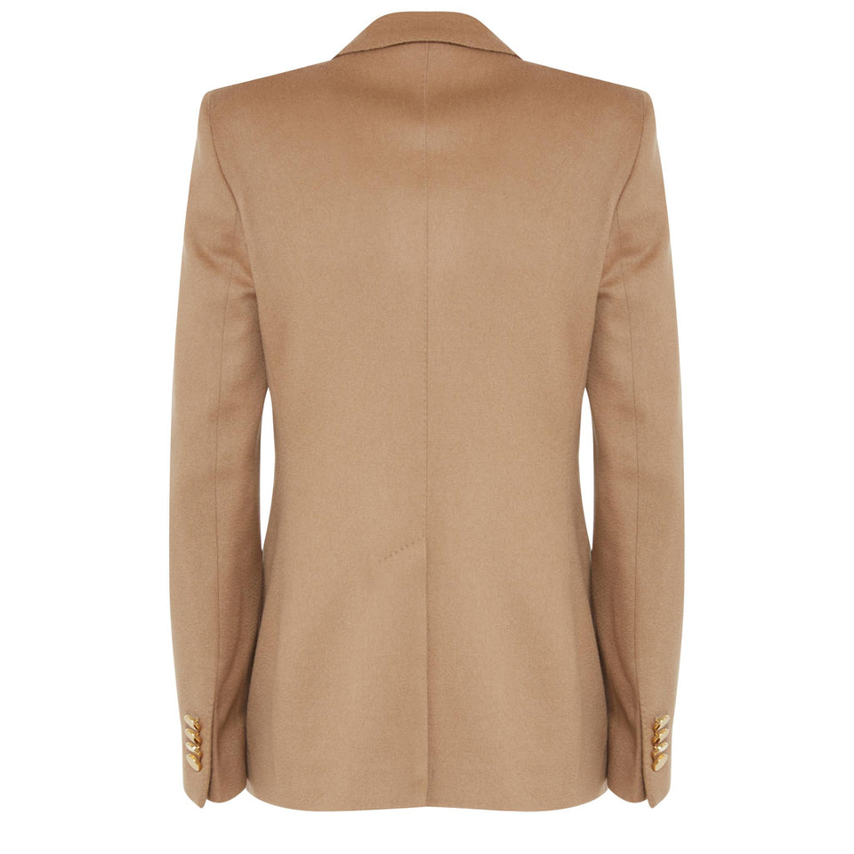 Blazer doppio petto ''J-Parigi'' in tessuto beige