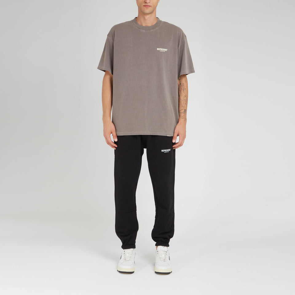 ''Owners club'' t-shirt in gray cotton