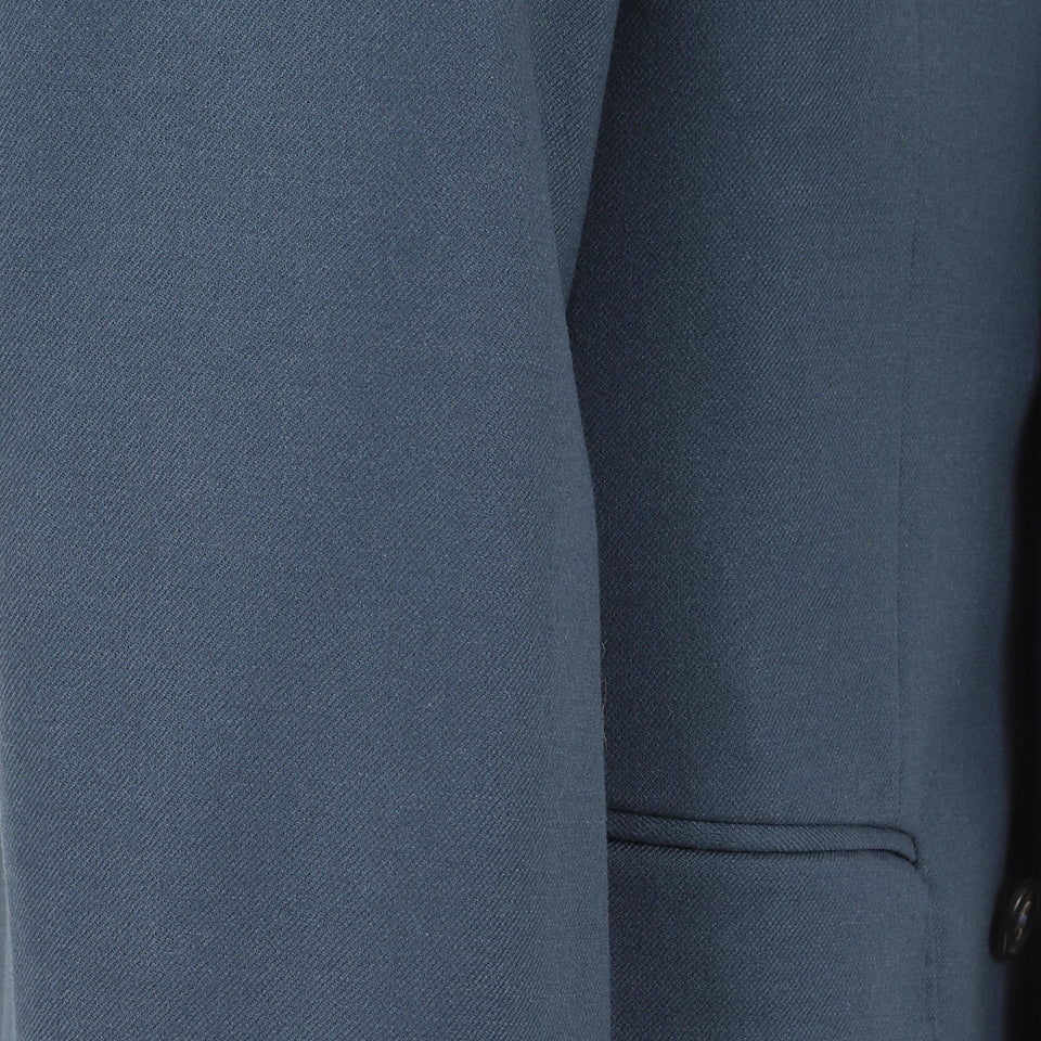 Giacca doppio petto in lana blu 63I025 40959840 INCOTEX 