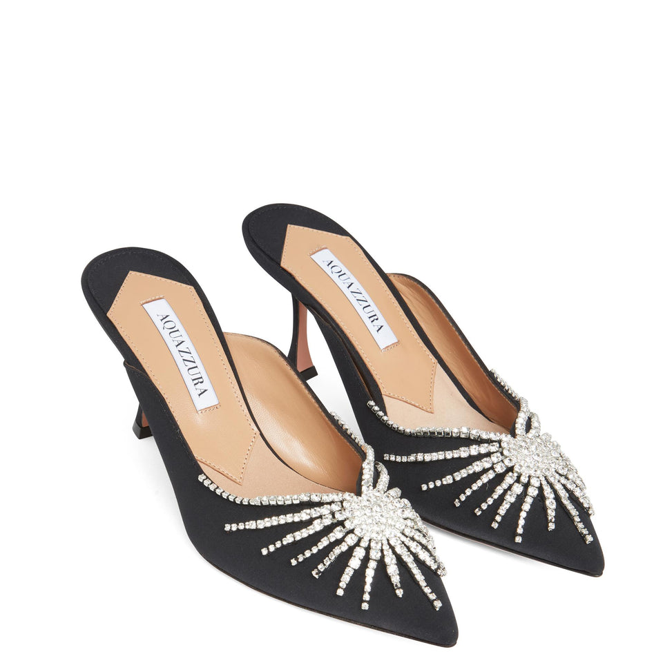 Sandali ''Sunshine'' in suede neri SNIMIDM0 MNG000 AQUAZZURA 